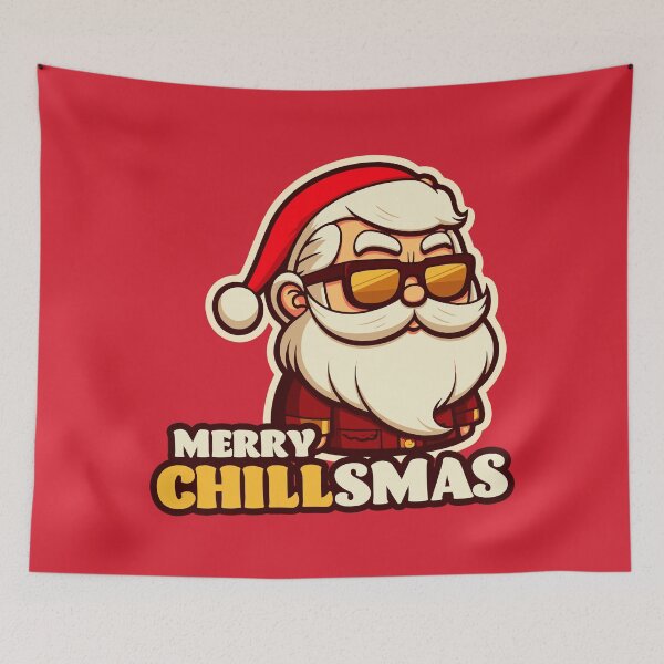 Item preview, Merry Chillsmas || Funny Chill Santa Character designed and sold by MadSwellDesigns.