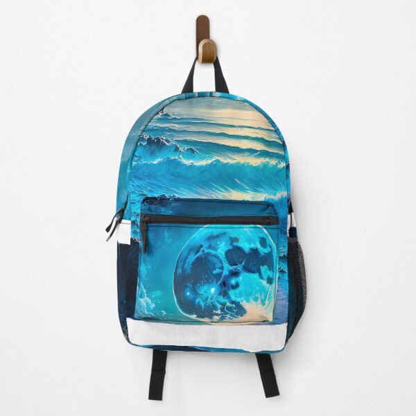 Item preview, Fantasy Art: Full Moon Night by the Ocean designed and sold by factory88.