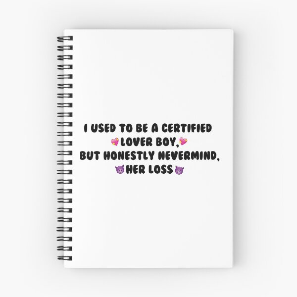 Aperçu de l'œuvre J'avais l'habitude d'être un amoureux certifié, mais honnêtement, peu importe, sa perte créée et vendue par DesignsbyJS.