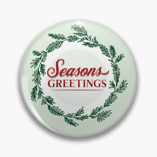 Item preview, Seasons Greetings Pine Wreath designed and sold by Melissa Mielke.