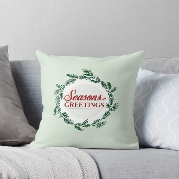 Item preview, Seasons Greetings Pine Wreath designed and sold by Melissa Mielke.