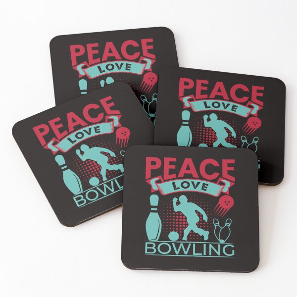 Item preview, Peace Love Bowling designed and sold by netdota.
