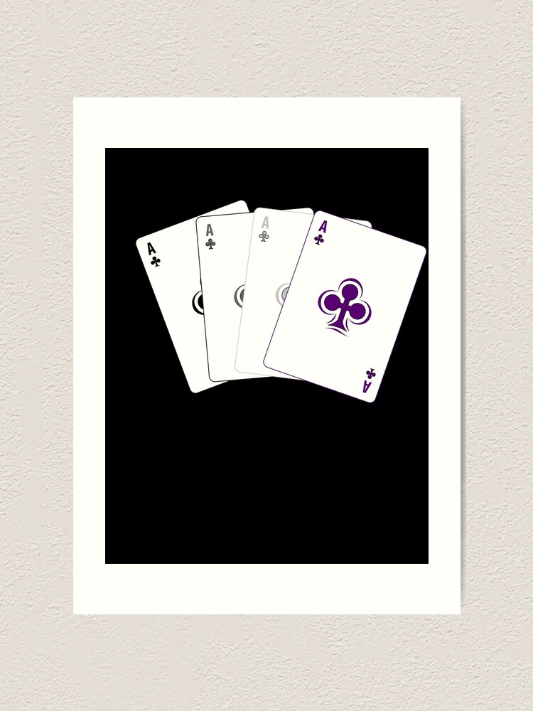 Lgbt Ace Pride Month T Ace Cards Asexual Art Print For Sale By Lgbtqueer Redbubble 3948
