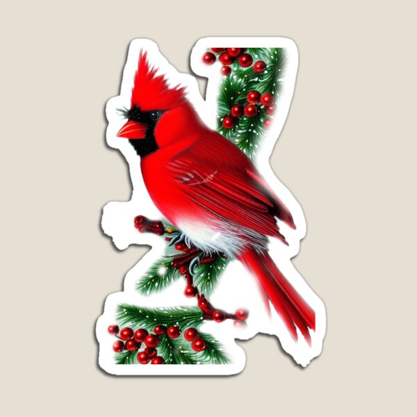 Item preview, Christmas Cardinal Bird Graphic designed and sold by Doaa369.