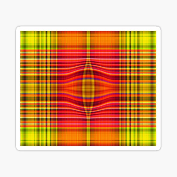 Item preview,  SPECIAL CARIBBEAN CHRISTMAS SOUVENIRS - UNIQUE ABSTRACT GEOMETRIC CARIBBEAN VOLUME PAINTING - INNOVATIVE DESIGN OF TRADITIONAL GUADELOUPEAN MADRAS - I LOVE GUADELOUPE GWADA KARUKERA. designed and sold by Ralek.
