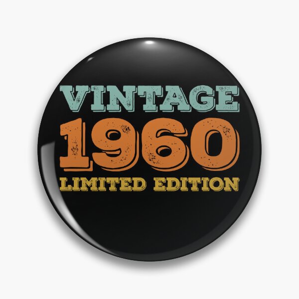 Item preview, VINTAGE 1960 LIMITED EDITION DISTRESSED RETRO BIRTHDAY GIFT IDEA designed and sold by Kipcio.