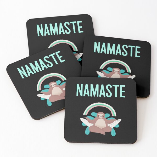 Item preview, Funny Yoga and Sloth Namaste  designed and sold by Queen1120.