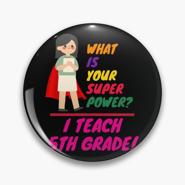 Item preview, Superhero 5th Grade Teacher Appreciation designed and sold by superteachers.