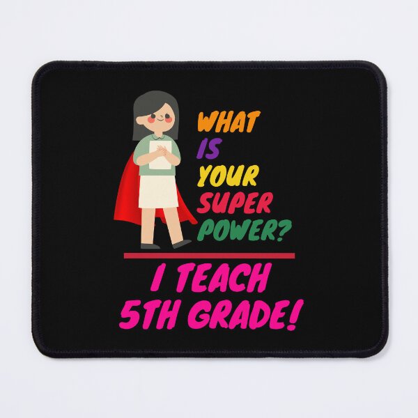 Item preview, Superhero 5th Grade Teacher Appreciation designed and sold by superteachers.