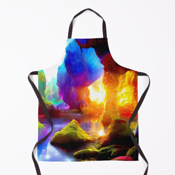 Item preview, Enchanted Caves a magical setting defined by vibrant colors designed and sold by Glimmersmith.