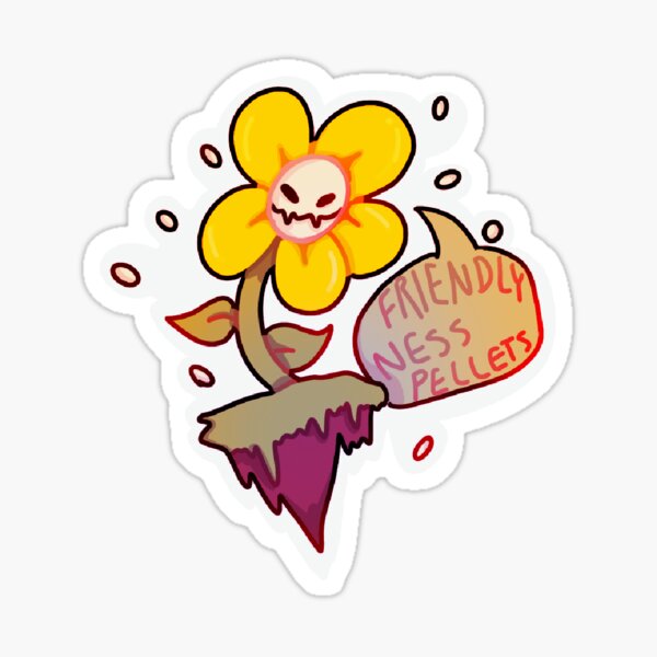 Undertale Baby Flowey Sticker - Sticker Mania