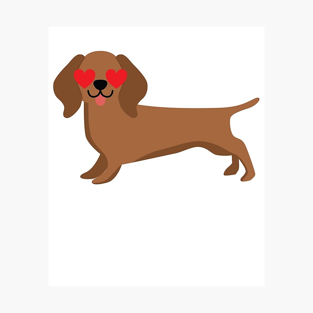 Dachshund Emoji  Postcard for Sale by HippoEmo | Redbubble