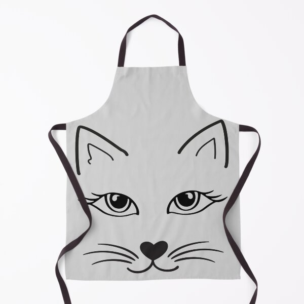 Item preview, Face of a cute feline very happy designed and sold by The-Blue-Feline.