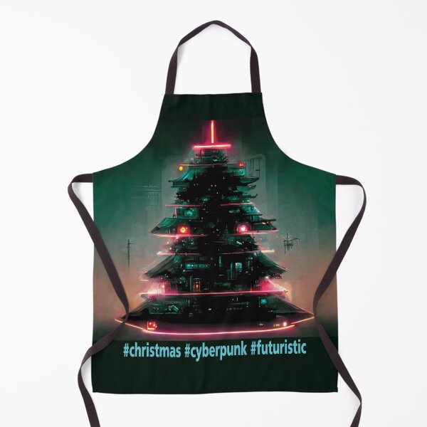 Item preview, Futuristic Cyberpunk Christmas Tree designed and sold by Artsytee Lab.