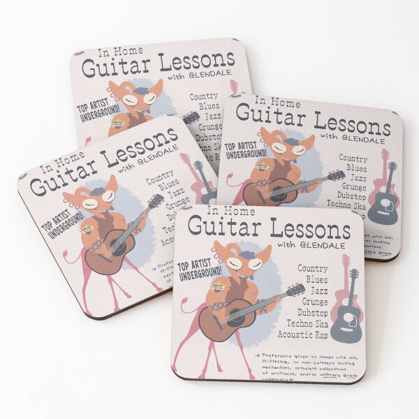 Item preview, Guitar Lessons with Glendale designed and sold by spirit-fly.
