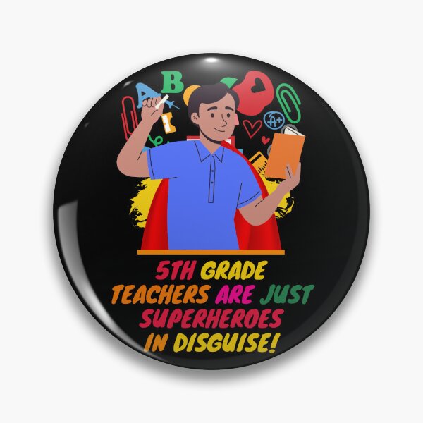 Item preview, Superhero 5th Grade Teacher Appreciation designed and sold by superteachers.
