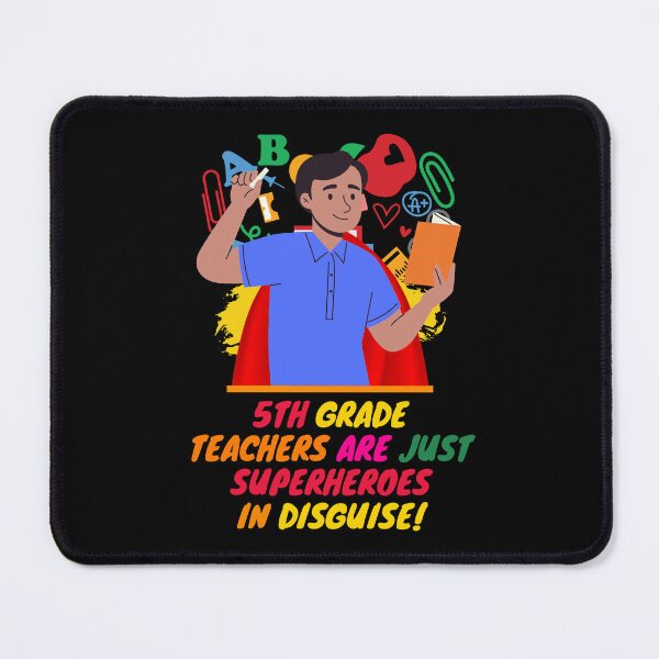 Item preview, Superhero 5th Grade Teacher Appreciation designed and sold by superteachers.