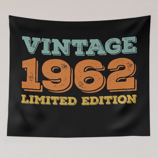 Item preview, VINTAGE 1962 LIMITED EDITION DISTRESSED RETRO BIRTHDAY GIFT IDEA designed and sold by Kipcio.