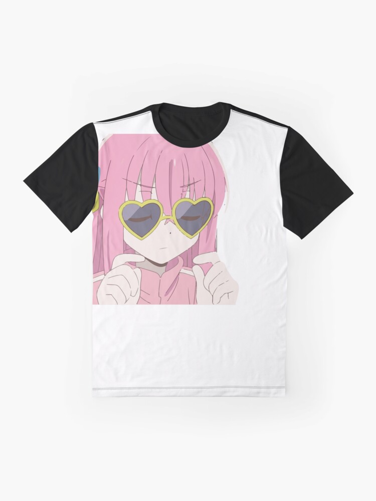 Aperçu 4 sur 5. T-shirt graphique avec l'œuvre Hitori Gotou chibi créée et vendue par Mahisterha.