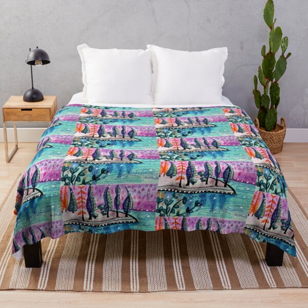 Item preview, Whimsical Lake Landscape designed and sold by oceanlady65.