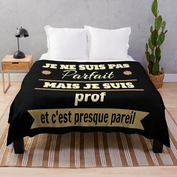 Aperçu de l'œuvre Pas parfait mais prof professeur humour créée et vendue par la-petite-folie.