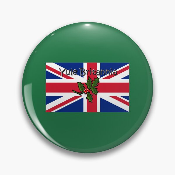 Item preview, "Yule Britannia" Christmas Union Jack Flag designed and sold by LindaCooke.