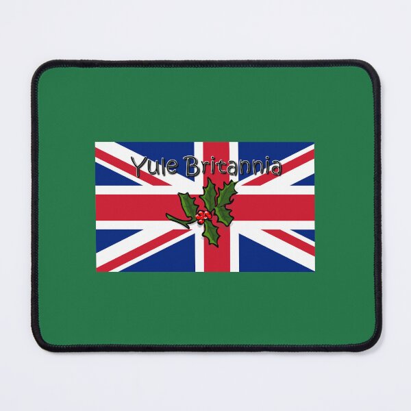 Item preview, "Yule Britannia" Christmas Union Jack Flag designed and sold by LindaCooke.
