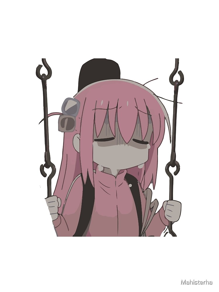 Aperçu 5 sur 5. T-shirt graphique avec l'œuvre bored Hitori Gotou chibi créée et vendue par Mahisterha.