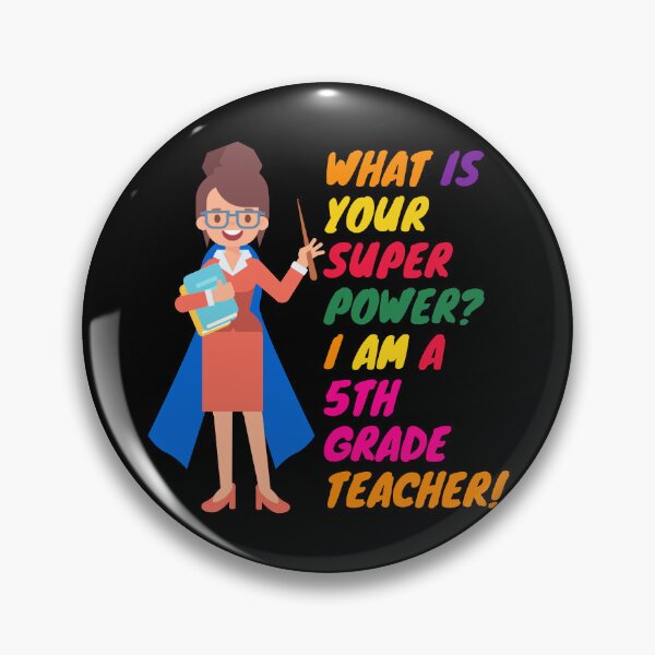 Item preview, Superhero 5th Grade Teacher Appreciation designed and sold by superteachers.