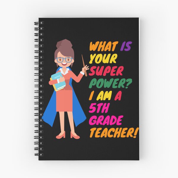Item preview, Superhero 5th Grade Teacher Appreciation designed and sold by superteachers.