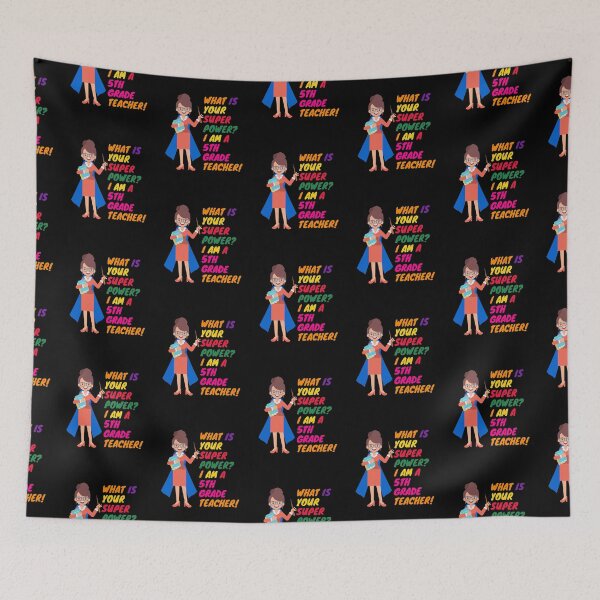 Item preview, Superhero 5th Grade Teacher Appreciation designed and sold by superteachers.
