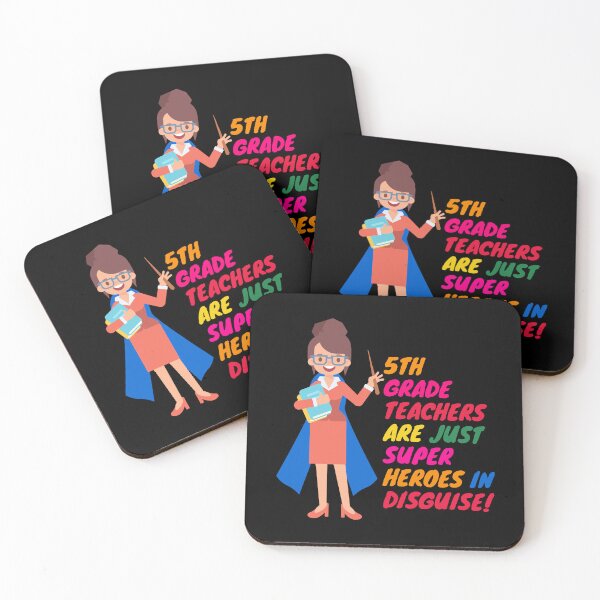 Item preview, Superhero 5th Grade Teacher Appreciation designed and sold by superteachers.