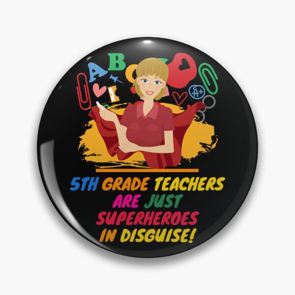 Item preview, Superhero 5th Grade Teacher Appreciation designed and sold by superteachers.