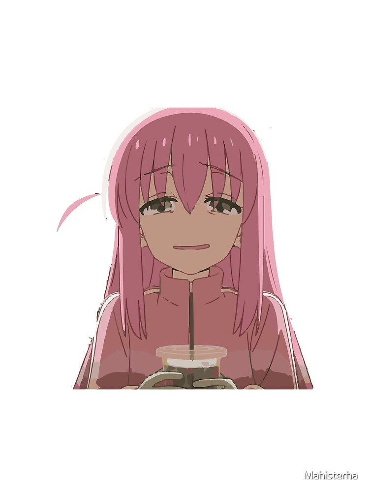 Aperçu 5 sur 5. T-shirt graphique avec l'œuvre sad coffee Hitori Gotou chibi créée et vendue par Mahisterha.