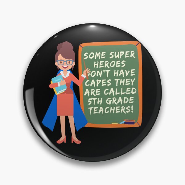 Item preview, Superhero 5th Grade Teacher Appreciation designed and sold by superteachers.