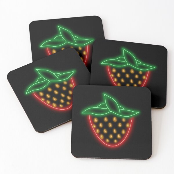 Item preview, Strawberry Emoji Neon Sign designed and sold by reagzz.