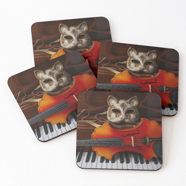 Item preview, Cat Mask And Baroque Violin designed and sold by Garry Gay.