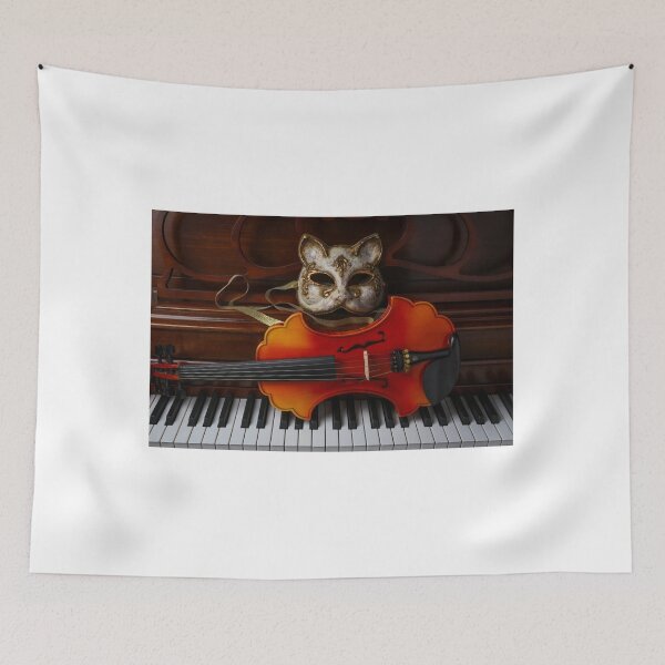 Item preview, Cat Mask And Baroque Violin designed and sold by Garry Gay.