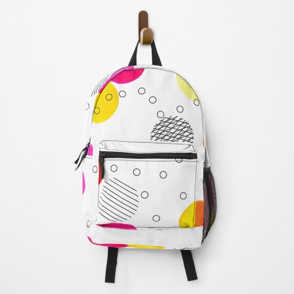 Item preview, pink yellow circles modern geometric  designed and sold by handmadehipsters.
