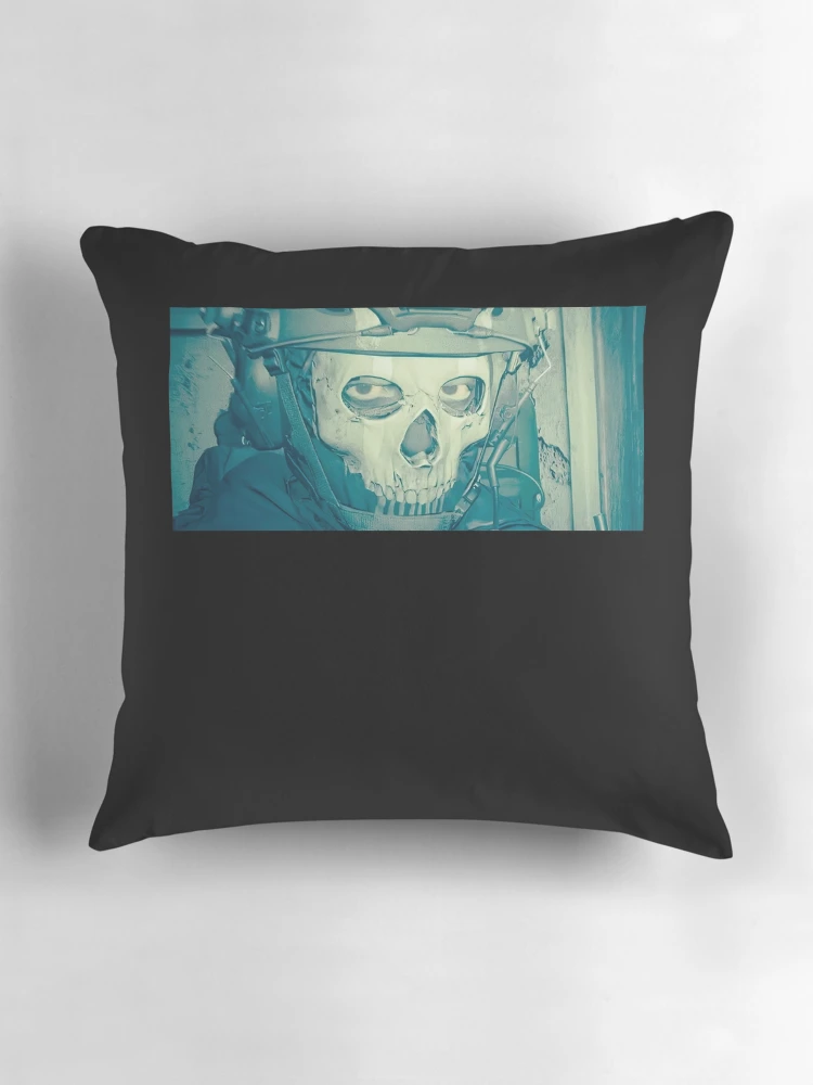 Thumbnail 3 of 4, Pillow, Ghost Simon Riley designed and sold by Riskyht.