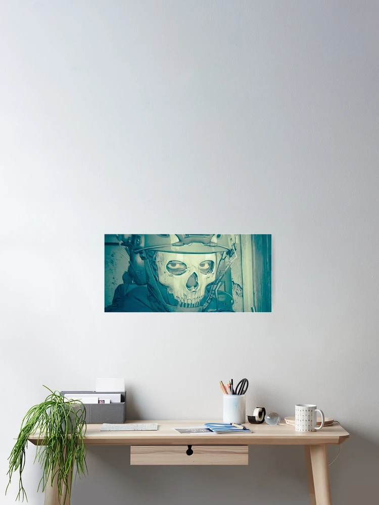 Thumbnail 2 of 3, Poster, Ghost Simon Riley designed and sold by Riskyht.