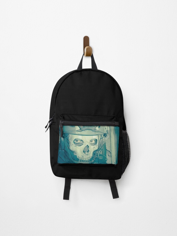 Thumbnail 1 of 3, Backpack, Ghost Simon Riley designed and sold by Riskyht.