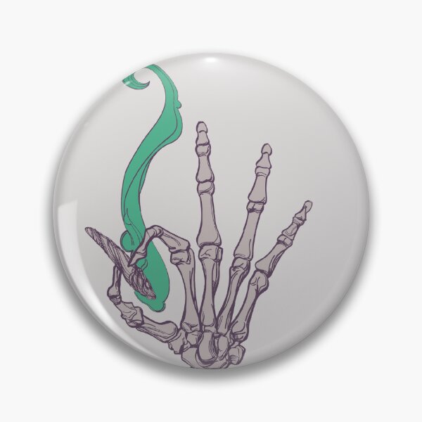 Item preview, skeletron hand, bones smoke 420 designed and sold by lalatrash.