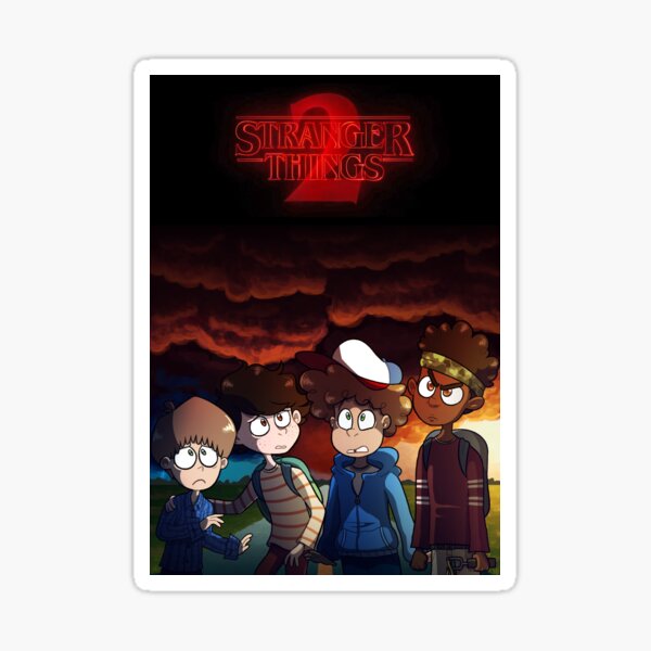 Item preview, stranger things 2 fanart + logo designed and sold by KoolKitty100.