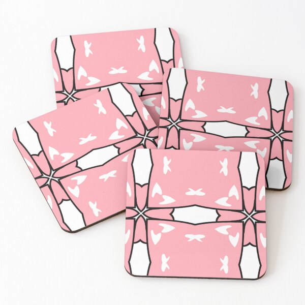 Item preview, Pattern of Pink, Black and White Cross and Hearts designed and sold by BtheLight.