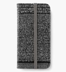 Rosetta Stone iPhone Wallet/Case/Skin