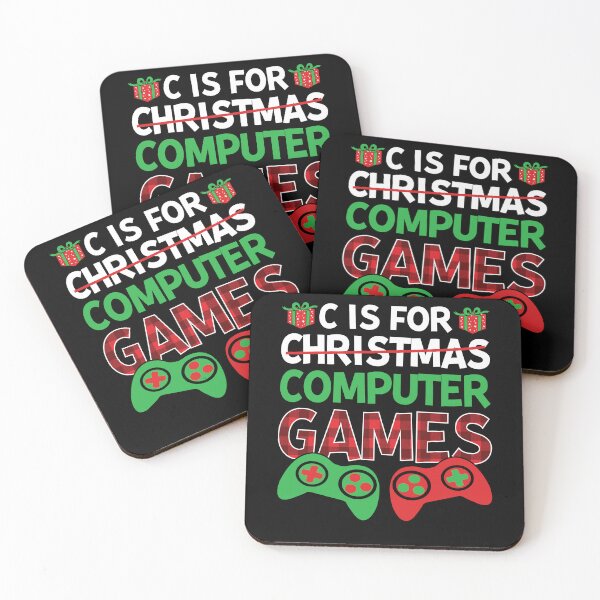 Item preview, C is for Christmas Computer GAMER designed and sold by TADYSHOP.