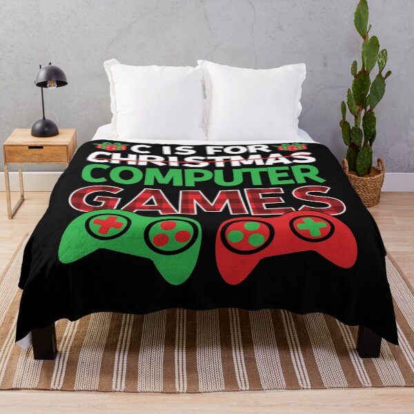 Item preview, C is for Christmas Computer GAMER designed and sold by TADYSHOP.