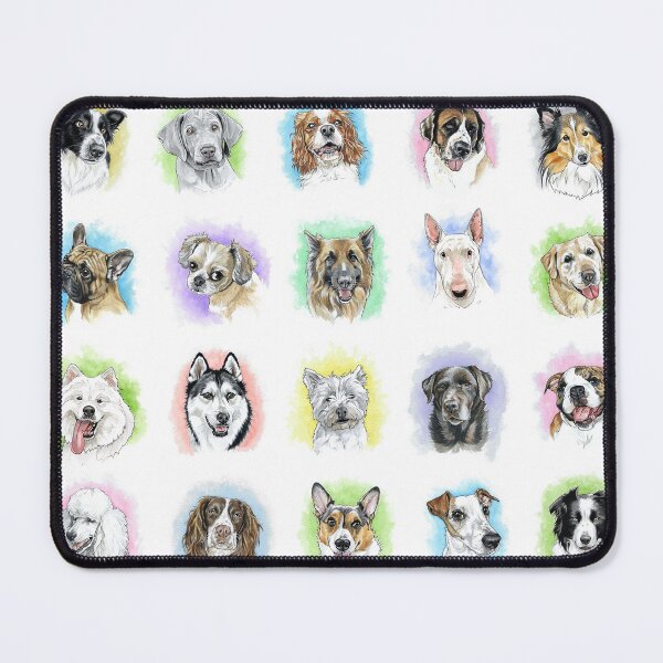 Item preview, Dog breed collage designed and sold by RozThompsonArt.