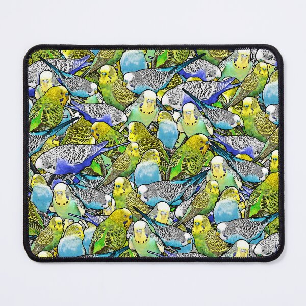 Item preview, Multicoloured Colorful Budgie Pattern designed and sold by Alienphysique.